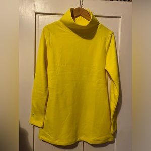 NWT Dudley Stephens Yellow Sunshine Cobble Hill Turtleneck Tunic